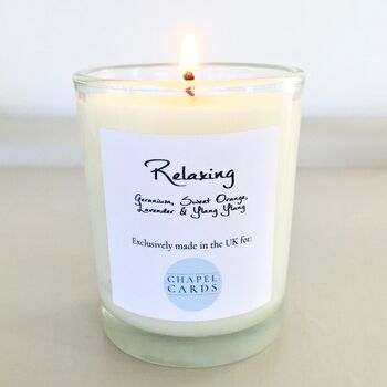 Relaxing Scented Votive Candle, 3 of 3