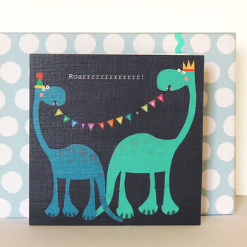 Roarrrrrr! Dinosaur Birthday Card, 3 of 4