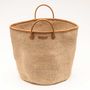 Natural Speckled Woven Laundry Basket, thumbnail 3 of 6