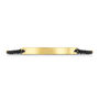 Friendship Plate Bracelet 18 K Gold Plated Steel, thumbnail 4 of 5