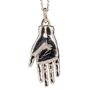 Sterling Silver Hand Necklace, thumbnail 5 of 6