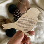 Sparrow Bird Wooden Christmas And Easter Decoration, thumbnail 2 of 2