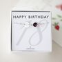 18th Birthday Gift For Her – Sterling Silver Birthstone And Initial Bracelet, thumbnail 1 of 9
