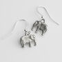 Elephant Drop Earrings, thumbnail 1 of 4