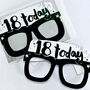 18th Birthday Card Glasses, thumbnail 1 of 3