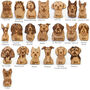 Personalised Deluxe Wood Dog Breed Christmas Decoration, thumbnail 8 of 12