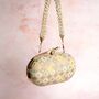 Delilah Pastel Oval Bird Clasp Clutch, thumbnail 3 of 6