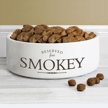 Personalised 'Reserved For' Dog Or Cat Pet Bowl, 5 of 5