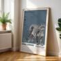 Snow Leopard | Big Cat Art Print, thumbnail 7 of 8