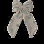 Sustainable Lrg Linen Polka Dot Bow Hanging Christmas Decoration, thumbnail 11 of 12