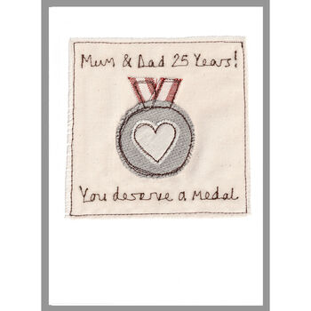 Personalised Silver Medal Congratulations Card, 10 of 10