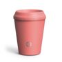 Personalised Premium Reusable Cup 8oz Coral, thumbnail 2 of 3