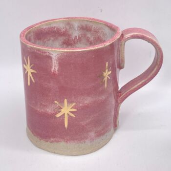 Pink Handmade Starry Mug, 3 of 6