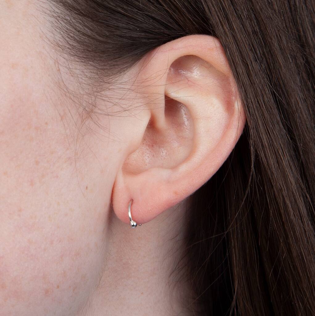 Sterling Silver Pull Through Ear Hooks By Attic