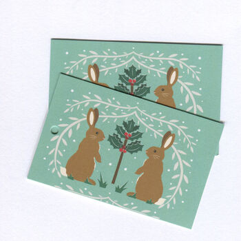Christmas Rabbit Wrapping Paper, 3 of 4