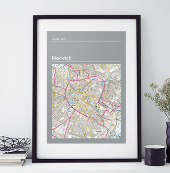 Favourite UK Place Personalised Map Print, 7 of 9