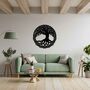 Round Tree Of Life Modern Wooden Home Decor Wall Art, thumbnail 7 of 10