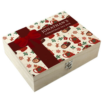 Personalised Christmas Present Tea Box, 5 of 5