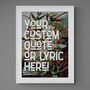 Custom Vintage Style Bird Print Quote Art, thumbnail 3 of 7