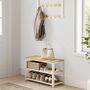 Shoe Bench With Shelves Industrial Style Shoe Organiser, thumbnail 2 of 12