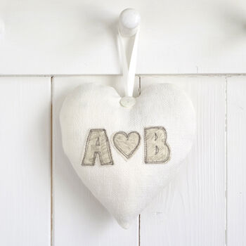 Personalised Initials Heart 40th Ruby Anniversary Gift, 6 of 10