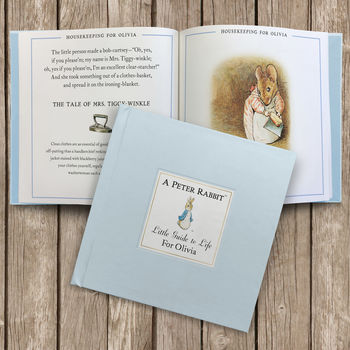 A Collection Of Three Personalised Peter Rabbit Books, 5 of 10