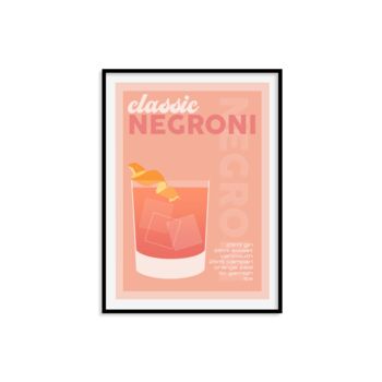 Negroni Cocktail Print, 2 of 9