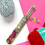 Flower Knitting Needle Holder Storage Personalised, thumbnail 3 of 5