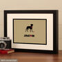 Personalised Weimaraner Print For One Or Two Dogs, thumbnail 7 of 9