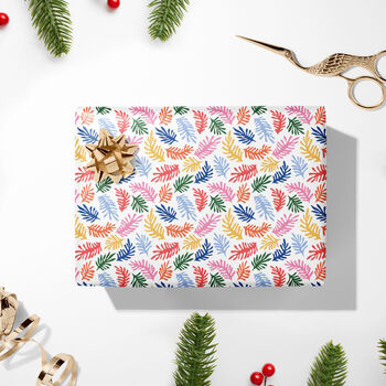 Matisse Inspired Multi Coloured Wrapping Paper, 3 of 8