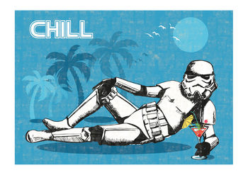 Original Stormtrooper Chill Print, 2 of 3