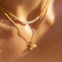 Sterling Silver Seashell And Pearl Personalised Necklace, thumbnail 4 of 12