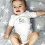 Personalised Welly Boot Bump Baby Grow, thumbnail 2 of 2