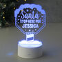 Personalised Santa Stop Here LED Night Light, thumbnail 7 of 11