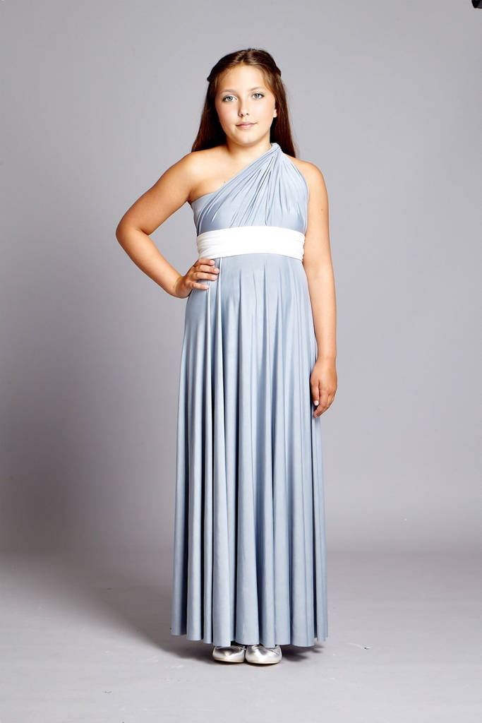 Junior Bridesmaid Multi Way Maxi Dress By In One Clothing