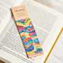 Personalised Child's Drawing Leather Bookmark, thumbnail 3 of 3