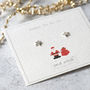 Christmas Sterling Silver Little Star Studs, thumbnail 2 of 7