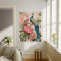 Japanese Chinoiserie Birds Pink Art Print, thumbnail 2 of 2