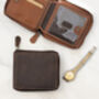 Personalised Men's Zip Around Rugged Leather Wallet, thumbnail 3 of 9