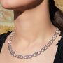 Sterling Silver Equine Chain Charm Bracelet, thumbnail 3 of 11
