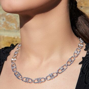 Sterling Silver Equine Chain Charm Bracelet, 3 of 11