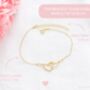 Sisters Matching Bracelet Set – Interlocking Hearts, thumbnail 8 of 8