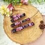 Berry Blossom Floral Dog Collar, thumbnail 4 of 8