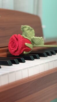 Valentine Rose Crochet Flower, 2 of 4