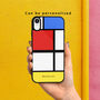 Personalised Mondrian iPhone Case, thumbnail 5 of 5