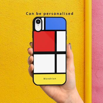 Personalised Mondrian iPhone Case, 5 of 5