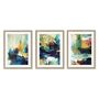 Vibrant Abstract Fields Print Set Of Three, thumbnail 4 of 5