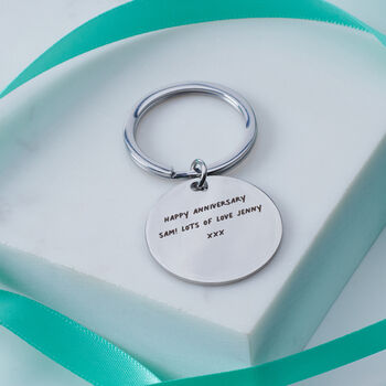 Personalised I Love You More Than Metal Keyring, 2 of 6