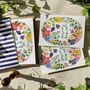 Whimsical Floral Garden Ready To Write Invitations, thumbnail 5 of 7