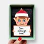 Personalised Cheeky Elf Letterbox Cookie, thumbnail 1 of 11